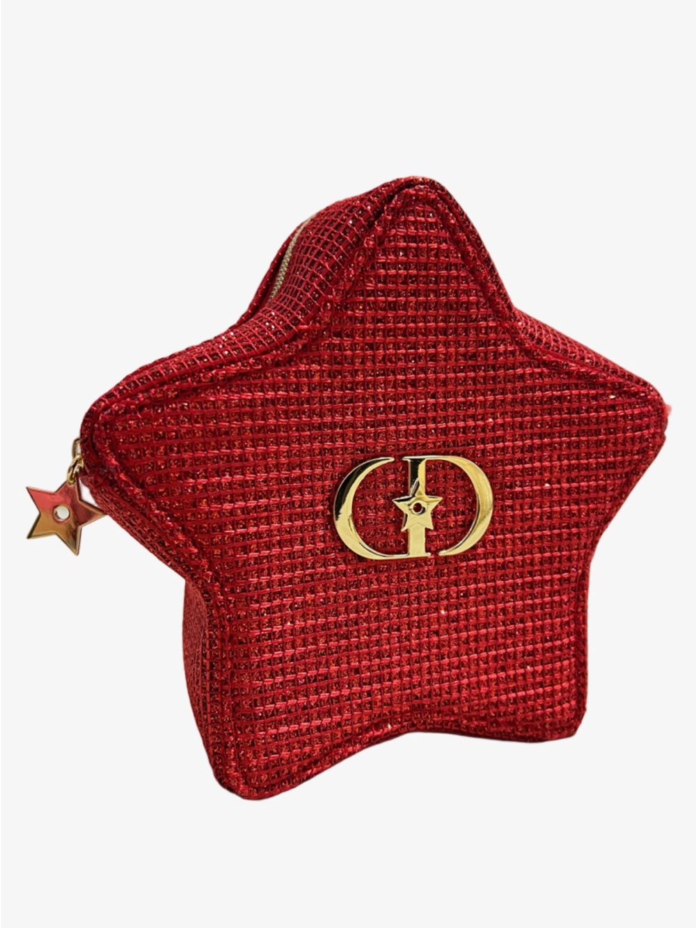 Dior Lunar Red Star Cosmetic Pouch NWOT